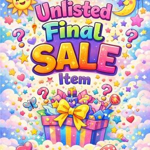 UNLISTED ITEM LIVE SHOW FINAL SALE
